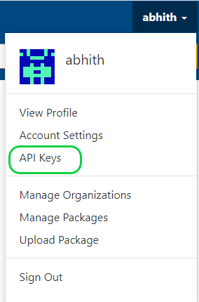 NuGet API Key
