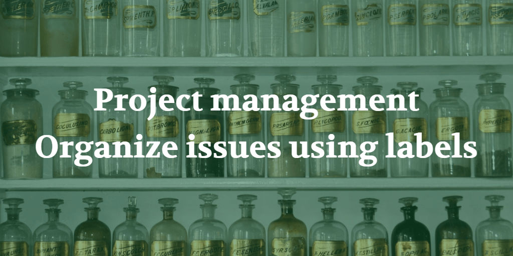 Project management - Organize issues using labels